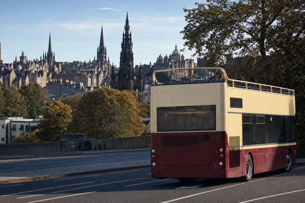 Edinburgh Hop-On Hop-Off Bus, 24-Hour Ticket